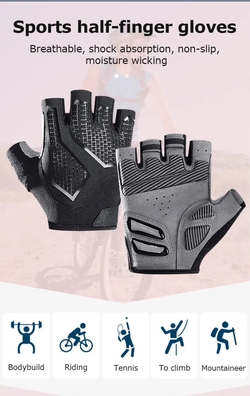 Half Finger Weightlifting Fitness Gloves